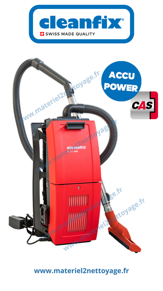 Aspirateur dorsal Cleanfix RS 05 CAS – Kit complet