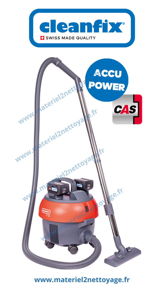 Aspirateur poussière S10 Plus CAS + chargeur Duo + 2 batteries 10 Ah