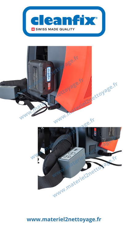 Aspirateur dorsal Cleanfix RS 05 CAS – Kit complet